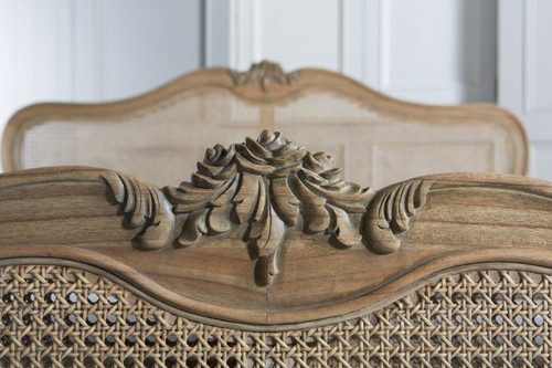 French Weathered Rattan Bedroom set