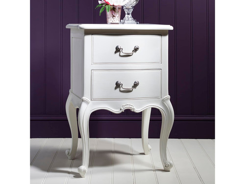 French Vanilla Upholstered Bed Velvet