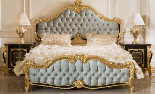 Luxury Baroque Tufted Bed