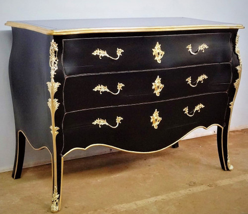 BLACK FRENCH CHEST