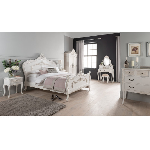 HENRIETTE BEDROOM SET II, ANTIQUE WHITE