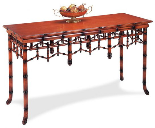BAMBOO STYLE CONSOLE TABLE