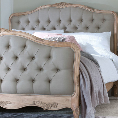 Genevieve Weathered Tufted Bed