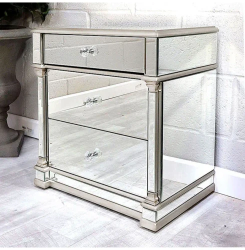 CRYSTAL BEDSIDE SILVER