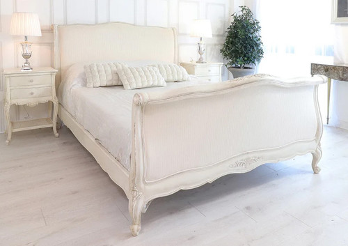 Provence Louis XV Style Upholstered Bedroom Set
