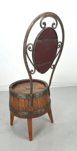 BARRELL PUB CHAIR