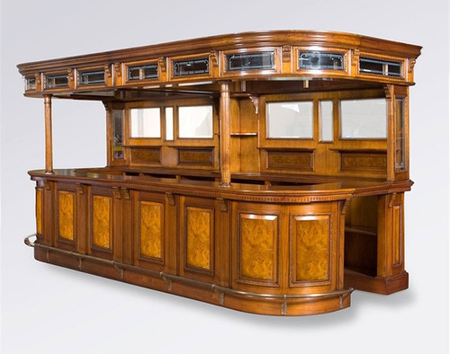 DOUBLE TRADITIONAL HANDMADE ENGLISH HOME BAR