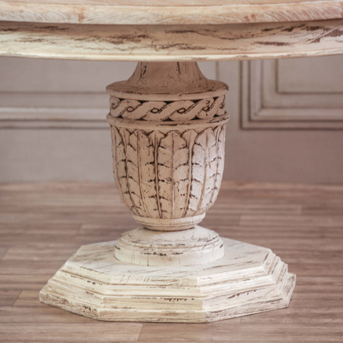 GABRIEL RECLAIMED 57 INCH ROUND DINING TABLE