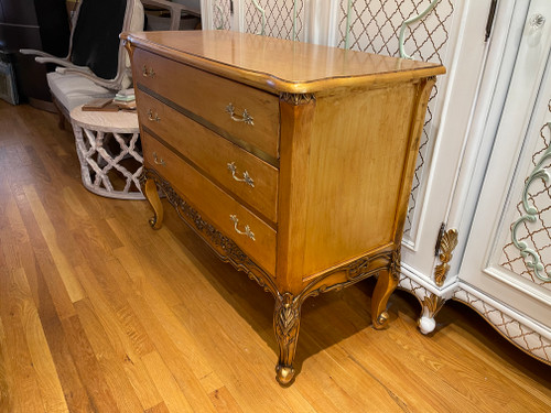 LOUIS XV BORDEAUX DRESSER GOLD LEAF GILT