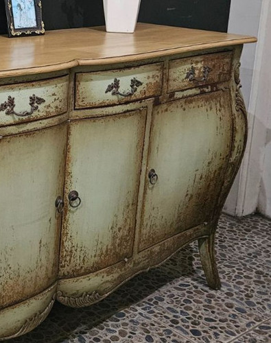 BAROQUE SIDEBOARD ANTIQUE GREY