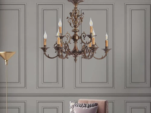 PLATO BRONZE CHANDELIER