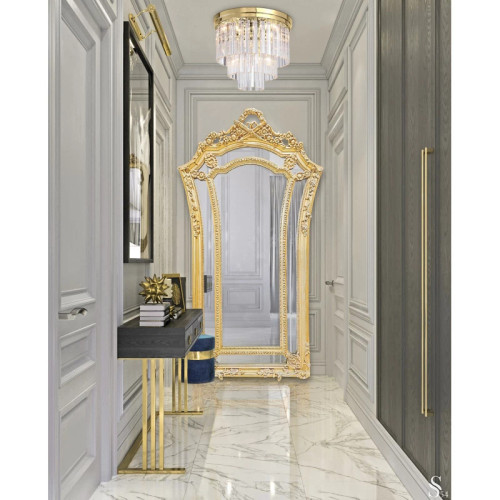 MARSEILLE LARGE WALL MIRROR GOLD GILT