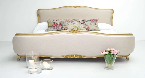 LOUIS XV CORBEILLE BED ALASKAN KING