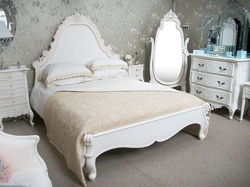 ROCOCO LOUIS XV BED FRAME WITH LOW FOOTBOARD