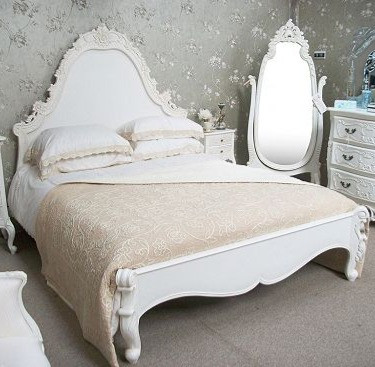 ROCOCO LOUIS XV BED FRAME WITH LOW FOOTBOARD