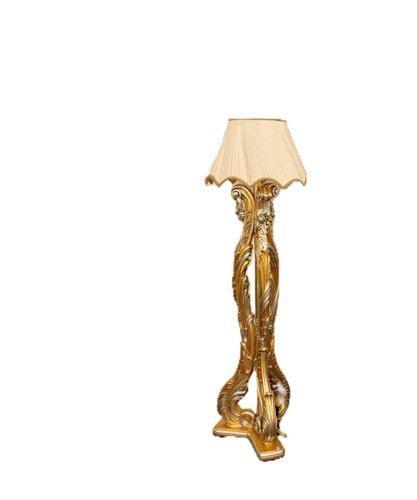 GOLD AND SILVER LOUIS XV FLOOR LAMP