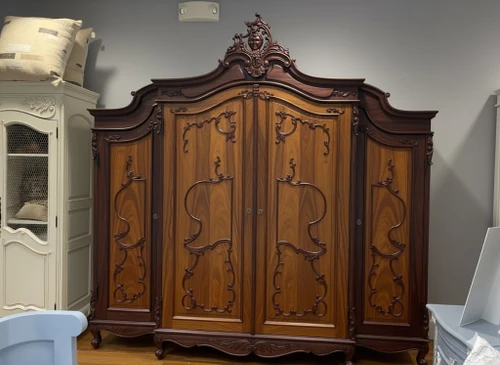 Marie Antoinette Armoire Bubinga and Kingwood Veneers