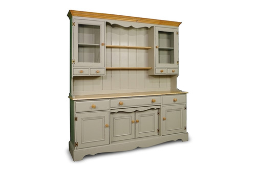 The Cotswold Heritage French Gray Kitchen Dresser