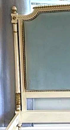 PARIS RITZ CARLTON LOUIS XVI HEADBOARD CREAM & GOLD