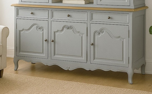 Grey French Sideboard for Farmhouse Kitchen