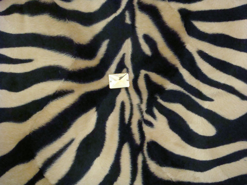 Zebra bling pillow Beige and Black