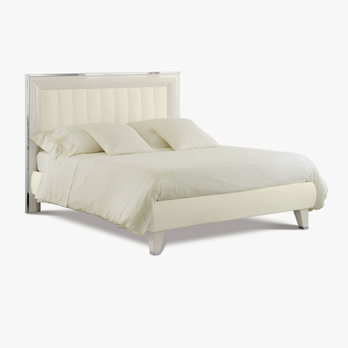 Bedroom Set, Modern bedroom Furniture Silver and white