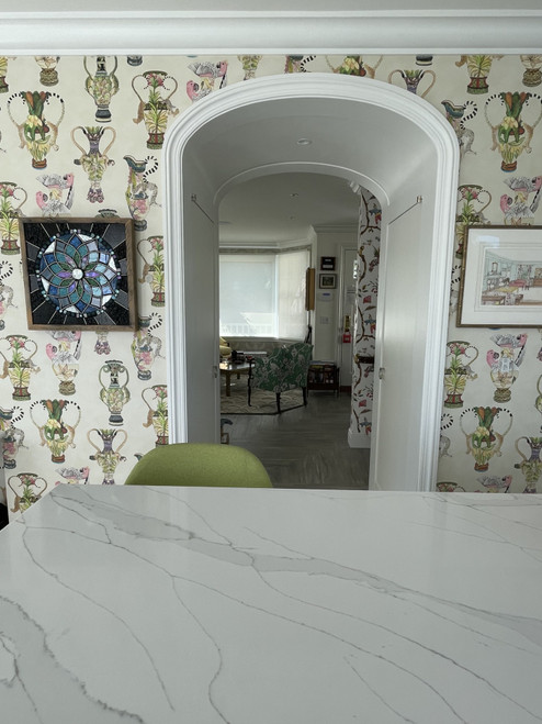 WALLPAPER INSTALLATION KITCHEN