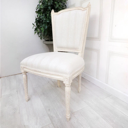 JANELLE DINING CHAIR, WHITEWASH