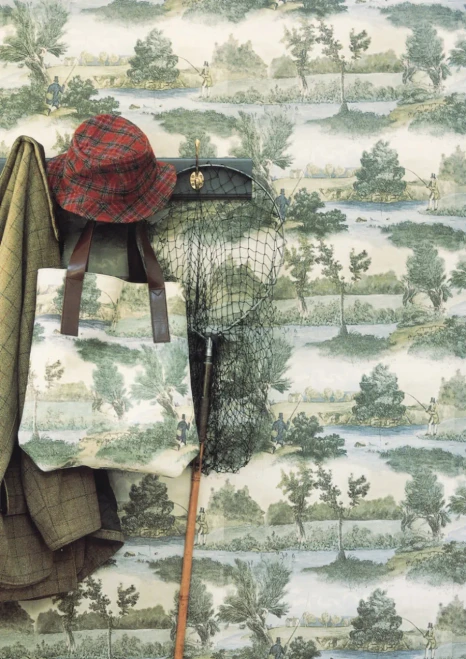 Lewis & Wood Fly Fishing FABRIC BY THE YARD