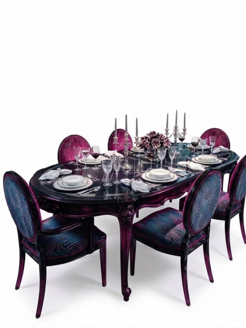 Haute Couture for the Dining Room: The Améthyste Gloss Set