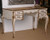 Marie Antoinette French Chateau Bed, Antique White & Gold