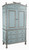 BAMBOO ARMOIRE BLUE AND SILVER