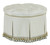 Marcel Ottoman, Custom Upholstered with trim