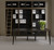 LUXURY BOOKCASE BLACK AND GOLD