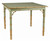 BAMBOO GAME TABLE GREEN AND GOLD