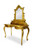 VANITY TABLE ANTIQUE GOLD VANITY TABLE ANTIQUE GOLD