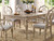 FRENCH DINING SET DISTRESSED CREAM