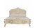 Rococo Carved Bed Set, Ivory