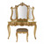 Baroque Vanity set, Gold