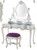 Rococo Bedroom Set, Purple & Silver