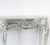 French Chateau Silver Console Table