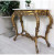 Versailles Small Console Table with Marble Top