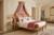 Versailles Luxury Tufted Bed Frame – Gold & Pink Silk