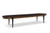 LOUIS XVI OVAL DINING TABLE WITH BRASS AND GOLD LEAF