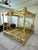 Gold Oriental Canopy Bed