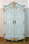 French Armoire, Blue And Gold