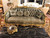 LOUIS XVI LUXURY SOFA BLUE AND GOLD