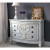 FRENCH BLUE AND WHITE FRENCH 3 DRAWER CHEST
