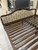 CUSTOM MADE LOUIS XV CORBEILLE BED WITH GOODFELLOWS PARISIAN VINE HAY FABRIC