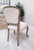 French Reclaimed Tufted Dining Chair